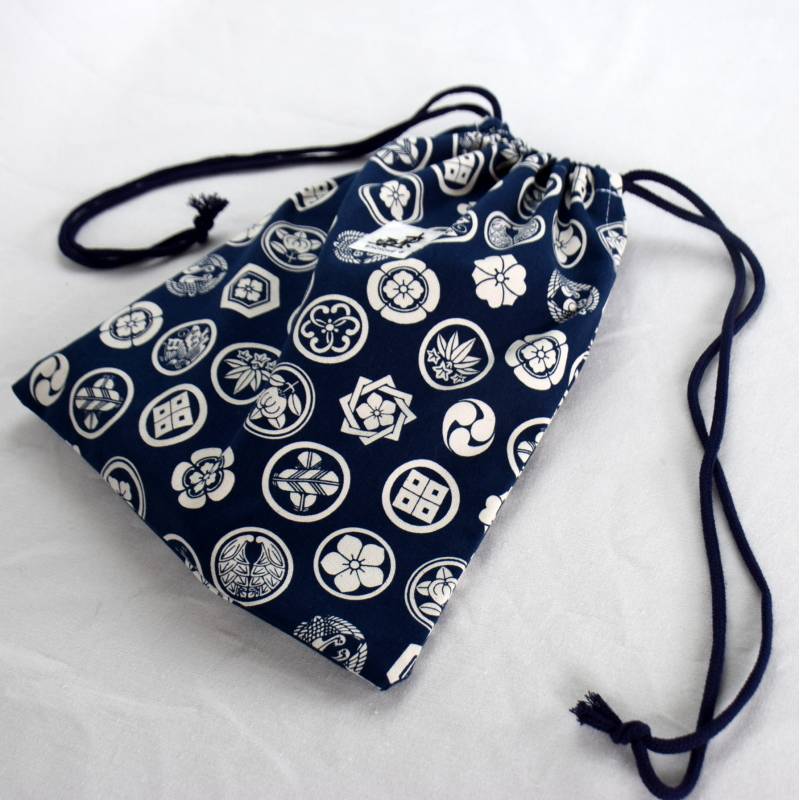 shibori Japanese cloth bag grigri Key port